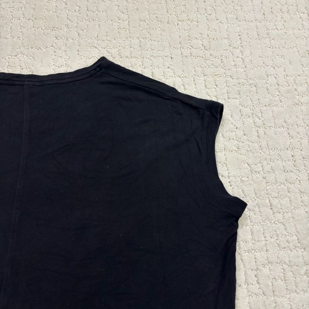 Athleta Women's Scoop Neck Black Short Sleeve Tee Shirt Size Large Athleisure - Picture 7 of 10